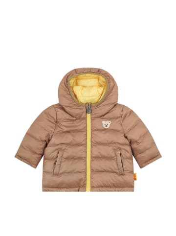 Steiff Wende-Steppjacke in Gelb/ Hellbraun