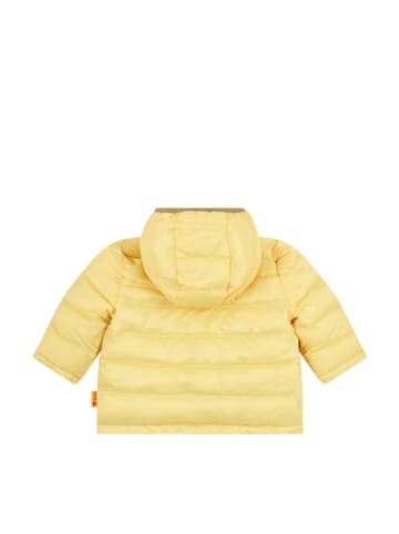 Steiff Omkeerbare doorgestikte jas geel/lichtbruin
