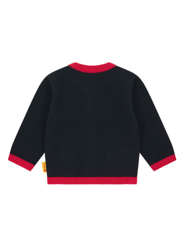 Steiff Cardigan in Rot/ Dunkelblau