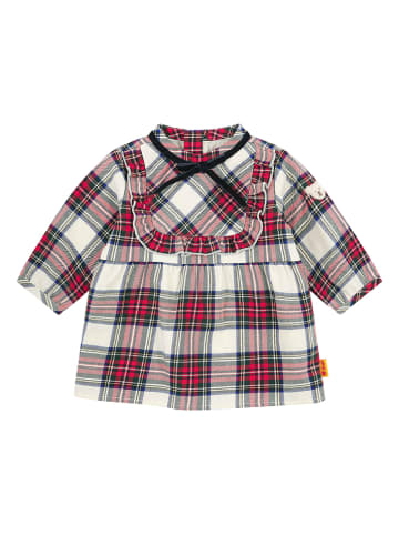 Steiff Kleid in Rot/ Weiß/ Grün