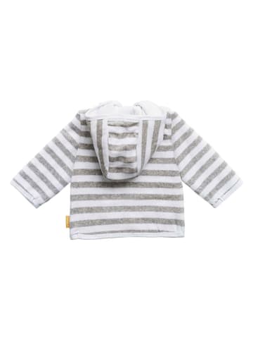 Steiff 3-delige outfit grijs/wit