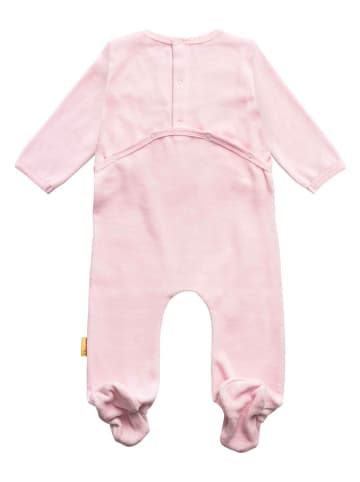 Steiff 3tlg. Outfit in Rosa/ Weiß