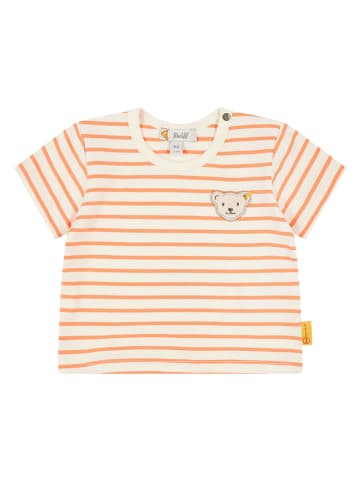 Steiff Shirt in Creme/ Orange