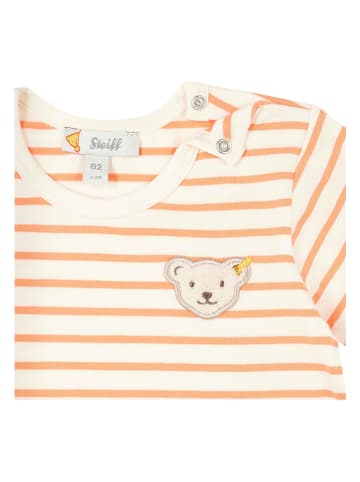 Steiff Shirt in Creme/ Orange
