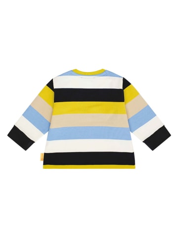 Steiff Sweatshirt in Hellblau/ Gelb/ Creme