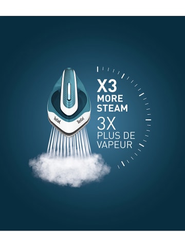 Tefal Dampfbügelstation "Express Essential" in Weiß/ Petrol