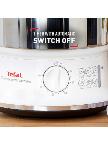Tefal Dampfgarer "VC1451" in Silber/ Weiß