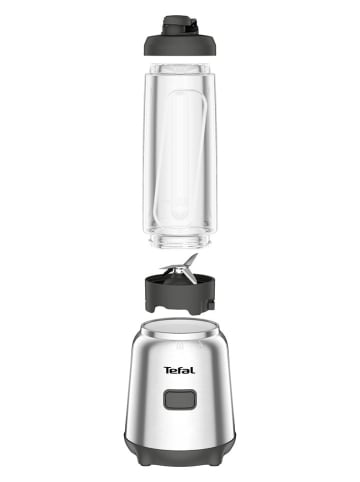 Tefal Mini blender stojący "Mix & Move" w kolorze srebrnym