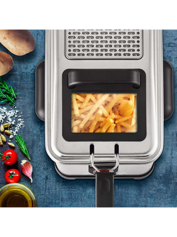 Tefal Fritteuse FR5160 "Filtra Pro" in Silber - 4 l