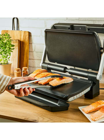 Tefal Płyty grillowe (2 szt.) "Optigrill" w kolorze czarnym