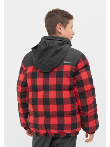 Bench Winterjacke "Lumberg" in Rot/ Schwarz