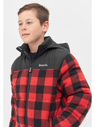 Bench Winterjacke "Lumberg" in Rot/ Schwarz
