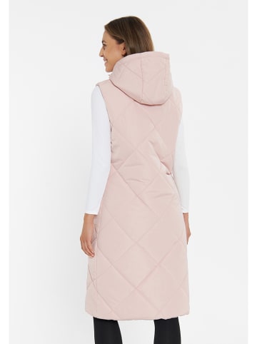 Bench Doorgestikte bodywarmer "Nakiyah" lichtroze