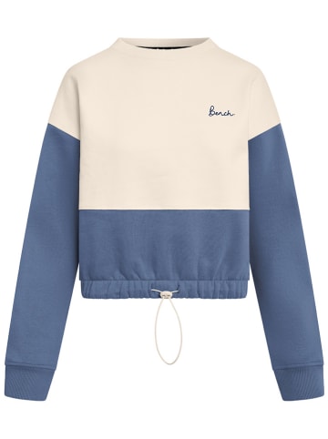 Bench Sweatshirt wit/donkerblauw