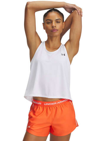 Under Armour Top sportowy w kolorze białym