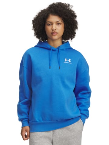 Under Armour Fleecehoodie in Blau