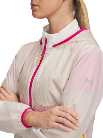 Under Armour Kurtka przeciwwiatrowa w kolorze białym