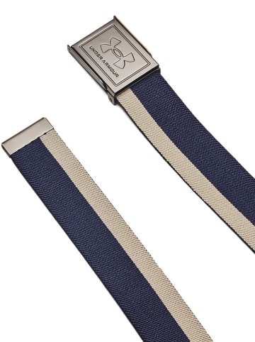 Under Armour Pasek "Stretch Webbing Belt" w kolorze granatowym