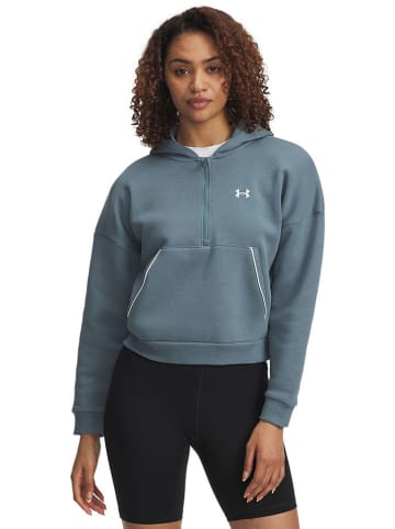 Under Armour Bluza polarowa "Rival" w kolorze szaroniebieskim