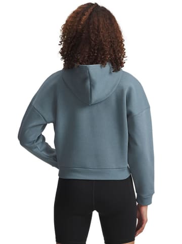 Under Armour Fleecehoodie "Rival" in Graublau