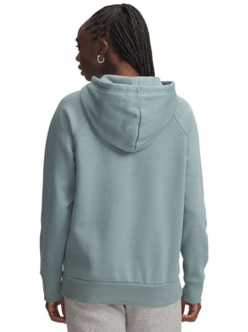 Under Armour Fleecehoodie in Hellblau