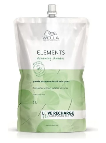 Wella Shampoo refill "Elements Renewing", 1000 ml