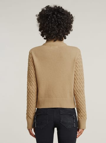G-Star Sweter w kolorze beżowym