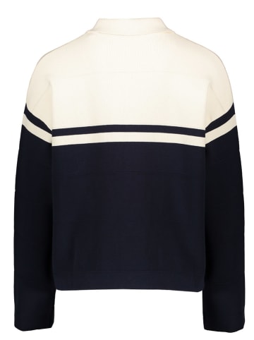 Gant Cardigan in Creme/ Dunkelblau