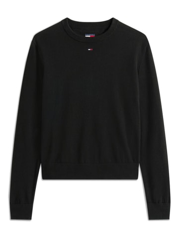 TOMMY JEANS Pullover in Schwarz