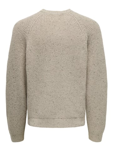 ONLY & SONS Sweter "Litus" w kolorze beżowym
