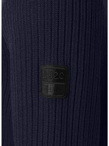 Maerz Muenchen Wollpullover in Dunkelblau