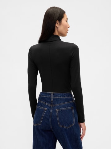 GAP Rollkragenpullover in Schwarz