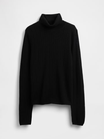 GAP Rollkragenpullover in Schwarz