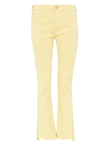 True Religion Dżinsy "Halle" - Slim fit - w kolorze żółtym