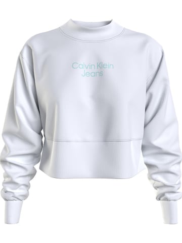 Calvin Klein Sweatshirt in Weiß