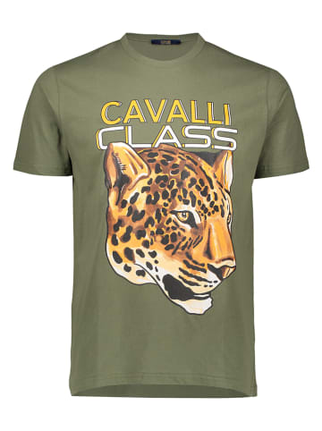 cavalli CLASS Koszulka w kolorze khaki