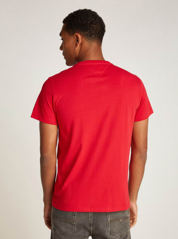 TOMMY JEANS Koszulka w kolorze czerwonym