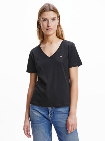 TOMMY JEANS Koszulka w kolorze czarnym