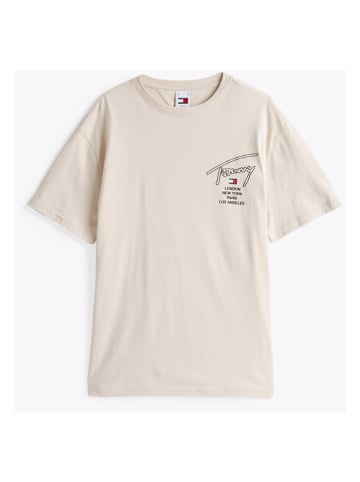 TOMMY JEANS Koszulka w kolorze beżowym