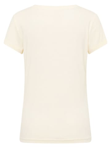 Mustang Koszulka w kolorze kremowym