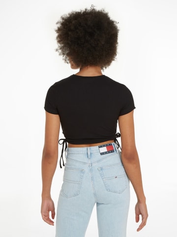 TOMMY JEANS Koszulka w kolorze czarnym