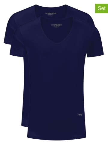 McGregor 2-delige set: shirts donkerblauw