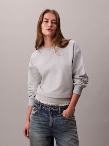 Calvin Klein Sweatshirt in Hellgrau