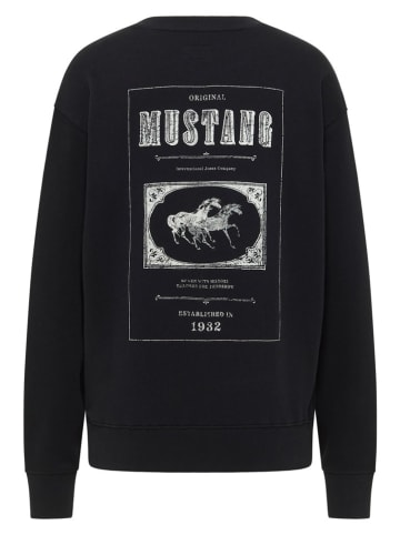 Mustang Sweatshirt in Schwarz