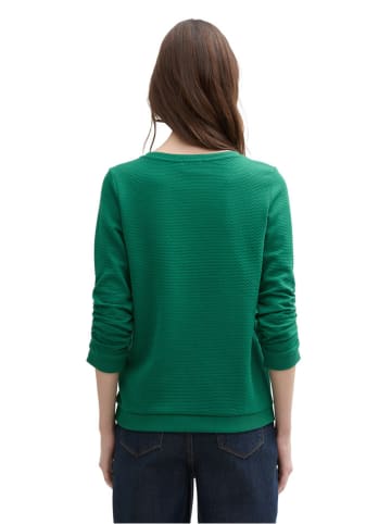 TOM TAILOR Denim Bluza w kolorze zielonym