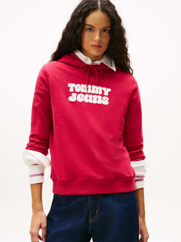 TOMMY JEANS Bluza w kolorze czerwonym