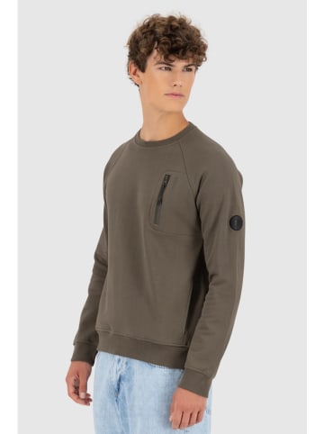 alife and kickin Sweatshirt "Fabio" kaki