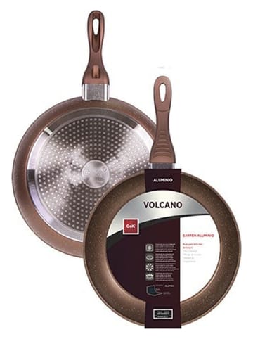 CEGECO Pfanne "Volcano" in Braun - Ø 24 cm
