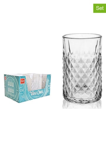CEGECO Szklanki (6 szt.) "Onix" - 450 ml