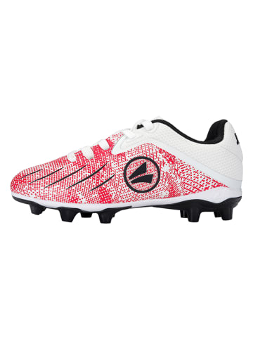 Jako Voetbalschoenen voor gras "Vini" wit/rood